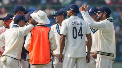 Meanwhile, Navdeep Saini and Sumit Mathur took three-wicket hauls for the hosts at the Arun Jaitley Stadium. (PTI) Meanwhile, Navdeep Saini and Sumit Mathur took three-wicket hauls for the hosts at the Arun Jaitley Stadium. (PTI)