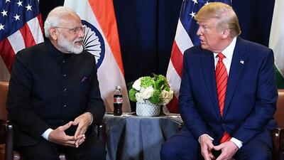 Prime Minister Narendra Modi and US President Donald Trump at the UN Headquarters in 2019 (ANI Photo) Prime Minister Narendra Modi and US President Donald Trump at the UN Headquarters in 2019 (ANI Photo)