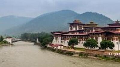 Punakha Dzong Monastery on the banks of the Mo Chhu river in Bhutan (Getty Images) Punakha Dzong Monastery on the banks of the Mo Chhu river in Bhutan (Getty Images)