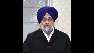 Senior Shiromani Akali Dal (SAD) leader Sukhbir Singh Badal today said it was unfortunate that the Union Budget did not go in for inclusive development of the nation and concentrated on poll-bound states. (HT File)