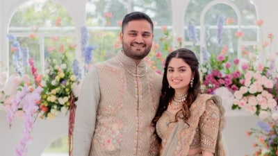 The couple is set to tie the knot in Ahmedabad on February 7. (X)