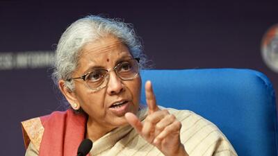 Union minister Nirmala Sitharaman addresses post-budget press conference. (HT Photo) Union minister Nirmala Sitharaman addresses post-budget press conference. (HT Photo)