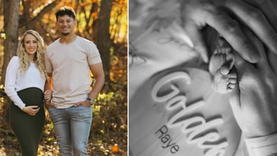 Brittany and Patrick Mahomes welcomed their third child, Golden Raye, on January 12 (Instagram/ Brittany Mahomes) Brittany and Patrick Mahomes welcomed their third child, Golden Raye, on January 12 (Instagram/ Brittany Mahomes)