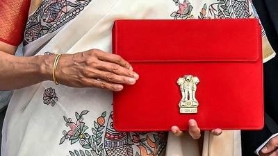 India's Finance Minister Nirmala Sitharaman holds a briefcase containing the Union budget 2025 as she leaves the Ministry of Finance to present the annual budget at the parliament on Saturday. (AFP) India's Finance Minister Nirmala Sitharaman holds a briefcase containing the Union budget 2025 as she leaves the Ministry of Finance to present the annual budget at the parliament on Saturday. (AFP)