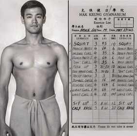 Bruce Lee's training program is not for the faint of heart. (X/ Rainmaker1973) Bruce Lee's training program is not for the faint of heart. (X/ Rainmaker1973)