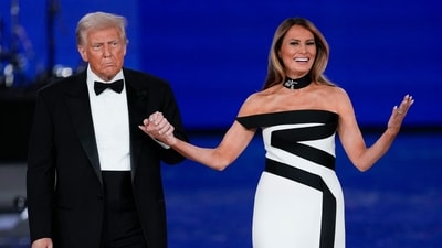 In contrast to Trump's sarcastic statement on the dreadful incident, Melania posted a heartfelt message for those affected by the crash.. (AP Photo/Julia Demaree Nikhinson) (AP) In contrast to Trump's sarcastic statement on the dreadful incident, Melania posted a heartfelt message for those affected by the crash.. (AP Photo/Julia Demaree Nikhinson) (AP)