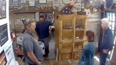 Texas shop owner refused to repair Nazi knives, sparking praise online. (Facebook/The Blade Bar) Texas shop owner refused to repair Nazi knives, sparking praise online. (Facebook/The Blade Bar)