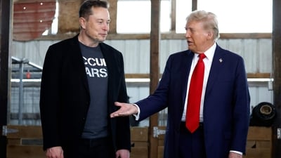Elon Musk is currently in-charged of Trump's Department of Government Efficiency (DOGE), a recently established advisory group tasked with reducing federal spending through mass layoffs and budget cuts. (AFP) Elon Musk is currently in-charged of Trump's Department of Government Efficiency (DOGE), a recently established advisory group tasked with reducing federal spending through mass layoffs and budget cuts. (AFP)