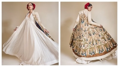 Sonam Kapoor walked the runway on Saturday, paying a heartfelt tribute to the legendary fashion designer Rohit Bal, who left an indelible mark on the Indian fashion industry. Rohit died in November, 2024. Sonam took to Instagram to share a series of pictures of herself 'celebrating a designer who was, and always will be, an icon'. (All pics: Instagram/ Sonam Kapoor) Sonam Kapoor walked the runway on Saturday, paying a heartfelt tribute to the legendary fashion designer Rohit Bal, who left an indelible mark on the Indian fashion industry. Rohit died in November, 2024. Sonam took to Instagram to share a series of pictures of herself 'celebrating a designer who was, and always will be, an icon'. (All pics: Instagram/ Sonam Kapoor)