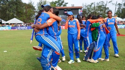 BCCI have announced an INR 5 crore cash prize for the Women's U19 T20 World Cup-winning squad and support staff, led by head coach Nooshin Al Khadeer. (@ICC via PTI Photo) (PTI02_02_2025_000413A) BCCI have announced an INR 5 crore cash prize for the Women's U19 T20 World Cup-winning squad and support staff, led by head coach Nooshin Al Khadeer. (@ICC via PTI Photo) (PTI02_02_2025_000413A)