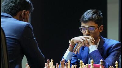 R Praggnanandhaa defeated D Gukesh in the tiebreaker to win the Tata Steel Masters title. (PTI) R Praggnanandhaa defeated D Gukesh in the tiebreaker to win the Tata Steel Masters title. (PTI)
