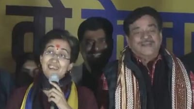 Delhi chief minister Atishi and TMC MP Shatrughan Sinha (ANI) Delhi chief minister Atishi and TMC MP Shatrughan Sinha (ANI)