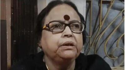 TMC MLA Sabitri Mitra. TMC MLA Sabitri Mitra.