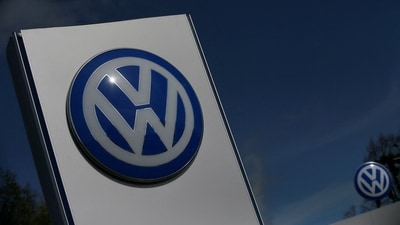 A Volkswagen logo is pictured at Volkswagen's headquarters in Wolfsburg, Germany. (Reuters)