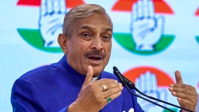 Congress leader Pramod Tiwari said, 'They have reduced the education budget and then will talk about Viksit Bharat.' (PTI) Congress leader Pramod Tiwari said, 'They have reduced the education budget and then will talk about Viksit Bharat.' (PTI)