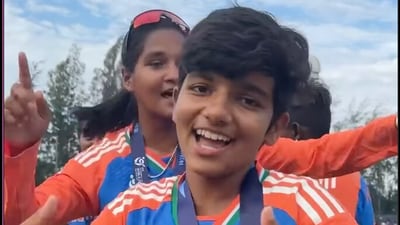 India U19 players celebrating after T20 World Cup win (X) India U19 players celebrating after T20 World Cup win (X)