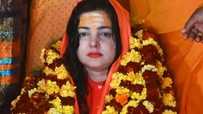 Mamta Kulkarni reacts to claims of paying ₹10 crore to become Mahamandeleshwar. Mamta Kulkarni reacts to claims of paying ₹10 crore to become Mahamandeleshwar.