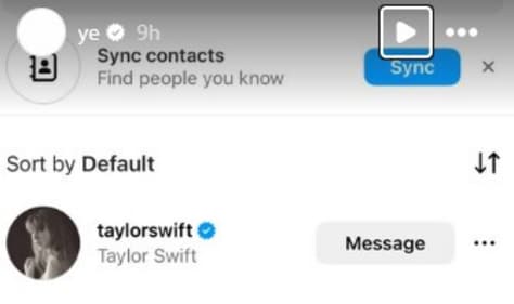 A screengrab of Kanye West's Instagram stories. A screengrab of Kanye West's Instagram stories.
