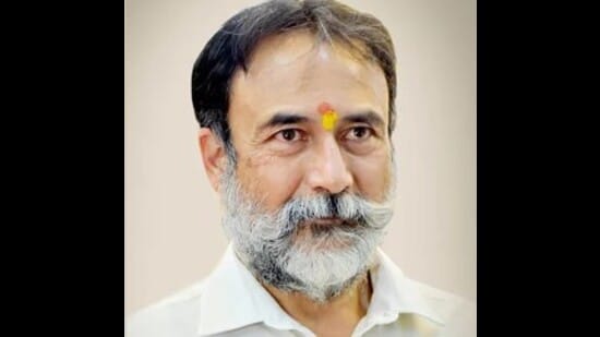 Sanjeev Raje Naik Nimbalkar is a cousin of the former legislative council speaker and royal family member Ramraje Naik Nimbalkar. (HT)
