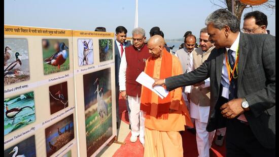 The CM announced plans to integrate the Parvati Arga Wetlands with nearby villages to boost economic activities. (Sourced)