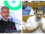 External affairs minister S Jaishankar and leader of opposition in Lok Sabha Rahul Gandhi.