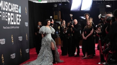 Charlie XCX arrives at the 67th annual Grammy Awards. (Jordan Strauss/Invision/AP) Charlie XCX arrives at the 67th annual Grammy Awards. (Jordan Strauss/Invision/AP)