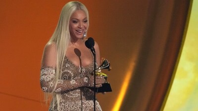 Beyonce's upcoming tour world reportedly have 'female empowerment' theme running through it along with culture music.
AP/PTI(AP02_03_2025_000064A) (AP) Beyonce's upcoming tour world reportedly have 'female empowerment' theme running through it along with culture music.
AP/PTI(AP02_03_2025_000064A) (AP)