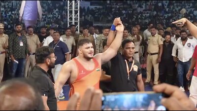 Following the incident, the wrestling federation suspended Rakshe for three years. He has vowed to challenge the decision in court, demanding similar action against the referees. (HT PHOTO) Following the incident, the wrestling federation suspended Rakshe for three years. He has vowed to challenge the decision in court, demanding similar action against the referees. (HT PHOTO)