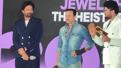 Saif Ali Khan attended the Netflix event announcing their slate of projects this year. Saif Ali Khan attended the Netflix event announcing their slate of projects this year.