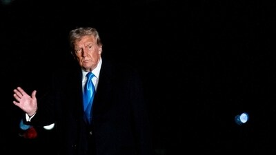 Global markets expressed fears that President Donald Trump's sweeping tariffs on China, Canada, and Mexico might impede economy and rekindle inflation, causing "short term" suffering for Americans. (Bloomberg) Global markets expressed fears that President Donald Trump's sweeping tariffs on China, Canada, and Mexico might impede economy and rekindle inflation, causing "short term" suffering for Americans. (Bloomberg)