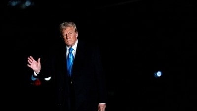 Global markets expressed fears that President Donald Trump's sweeping tariffs on China, Canada, and Mexico might impede economy and rekindle inflation, causing "short term" suffering for Americans. (Bloomberg) Global markets expressed fears that President Donald Trump's sweeping tariffs on China, Canada, and Mexico might impede economy and rekindle inflation, causing "short term" suffering for Americans. (Bloomberg)