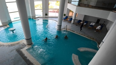 Tunisia has become the world's second-largest destination for seawater-based treatments known as thalassotherapy. (Photo by FETHI BELAID / AFP) Tunisia has become the world's second-largest destination for seawater-based treatments known as thalassotherapy. (Photo by FETHI BELAID / AFP)