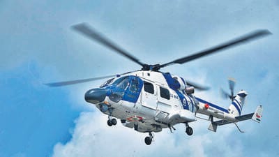 The multi-mission helicopter has been designed and developed by Bengaluru-based Hindustan Aeronautics Limited (HAL). (HT)