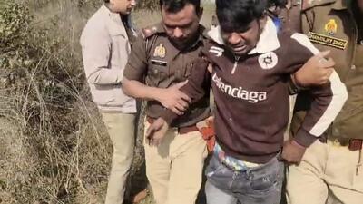 The two purportedly accepted their involvement in the crime, and their auto was also seized. They also fired at the police, and one of them, Amit Kumar, suffered a gunshot to his leg during retaliatory fire, officers said. (Sakib Ali/HT Photo) The two purportedly accepted their involvement in the crime, and their auto was also seized. They also fired at the police, and one of them, Amit Kumar, suffered a gunshot to his leg during retaliatory fire, officers said. (Sakib Ali/HT Photo)