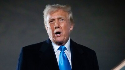 Donald Trump says whoever is against tariffs is being ‘controlled by China' (AP Photo/Ben Curtis) (AP) Donald Trump says whoever is against tariffs is being ‘controlled by China' (AP Photo/Ben Curtis) (AP)