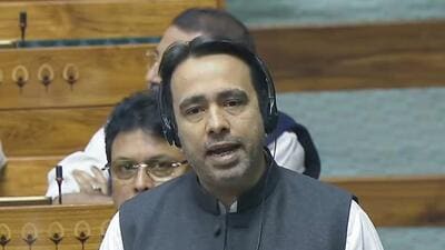 Union minister of state for education, Jayant Chaudhary. (Sansad Tv) Union minister of state for education, Jayant Chaudhary. (Sansad Tv)