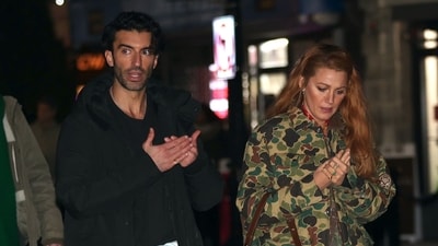Justin Baldoni and Blake Lively on the sets of It Ends With Us Justin Baldoni and Blake Lively on the sets of It Ends With Us