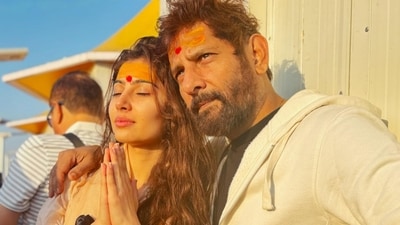Raj Arjun with daughter-actor Sara Arjun on their recent visit to Maha Kumbh, Prayagraj recently (Instagram) Raj Arjun with daughter-actor Sara Arjun on their recent visit to Maha Kumbh, Prayagraj recently (Instagram)