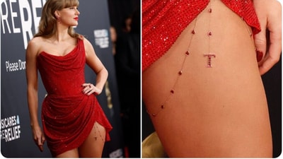 Taylor Swift poses at the red carpet during the 67th Annual Grammy Awards. Taylor Swift poses at the red carpet during the 67th Annual Grammy Awards.