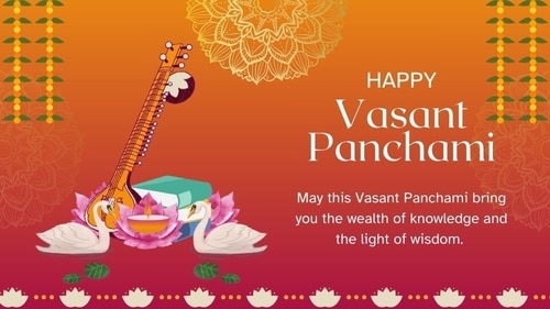 Happy Saraswati Puja 2025 (Image by Canva)