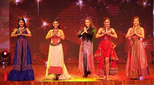 Femina Miss India Winners (LtoR) - Femina Miss India World 2024 Nikita Porwal, Femina Miss India 2024 - 2nd Runner-up Aayushi Dholakia, Femina Miss India World 2023 Nandini Gupta and Femina Miss India Arunachal Pradesh Tadu Lunia with Neha Dhupia (centre) Femina Miss India Winners (LtoR) - Femina Miss India World 2024 Nikita Porwal, Femina Miss India 2024 - 2nd Runner-up Aayushi Dholakia, Femina Miss India World 2023 Nandini Gupta and Femina Miss India Arunachal Pradesh Tadu Lunia with Neha Dhupia (centre)