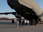 A C-17 aircraft departed for India with migrants aboard but would not arrive for at least 24 hours. (Reuters/Representative) A C-17 aircraft departed for India with migrants aboard but would not arrive for at least 24 hours. (Reuters/Representative)