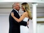 President Donald Trump and first lady Melania Trump dance at the Commander in Chief Ball, part of the 60th Presidential Inauguration, Monday, Jan. 20, 2025, in Washington. President Donald Trump and first lady Melania Trump dance at the Commander in Chief Ball, part of the 60th Presidential Inauguration, Monday, Jan. 20, 2025, in Washington.