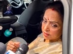 BJP MP Hema Malini speaks with the media.