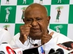 Former prime minister and JD(S) supremo HD Deve Gowda Former prime minister and JD(S) supremo HD Deve Gowda