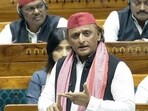Samajwadi Party (SP) MP Akhilesh Yadav speaks in Lok Sabha during the Budget Session of the Parliament. (Sansad TV) Samajwadi Party (SP) MP Akhilesh Yadav speaks in Lok Sabha during the Budget Session of the Parliament. (Sansad TV)