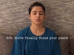 Samantha Ruth Prabhu says meditation 'has been a huge crutch for her to stay clear and saner in the head'. (Instagram/ Samantha Ruth Prabhu) Samantha Ruth Prabhu says meditation 'has been a huge crutch for her to stay clear and saner in the head'. (Instagram/ Samantha Ruth Prabhu)