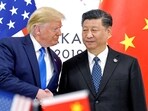 A file photo of Donald Trump with Xi Jinping. A file photo of Donald Trump with Xi Jinping.