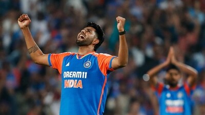 Harshit Rana had replaced Shivam Dube as concussion sub in the 4th T20I. (Surjeet Yadav) Harshit Rana had replaced Shivam Dube as concussion sub in the 4th T20I. (Surjeet Yadav)