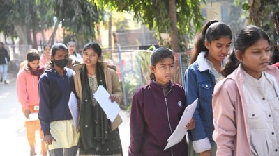 Students come out after appearing in the Class 12 (intermediate) exam of the Bihar School Examination Board (BSEB) at D.A.V high school at Danapur, Patna. (Santosh Kumar) Students come out after appearing in the Class 12 (intermediate) exam of the Bihar School Examination Board (BSEB) at D.A.V high school at Danapur, Patna. (Santosh Kumar)